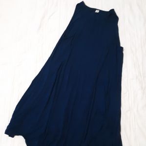 Old Navy Blue Jersey Swing Dress (XXL) Tall